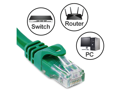 Dây mạng 0,3M Cat6 NewLink màu xanh lá NL-1001FGR